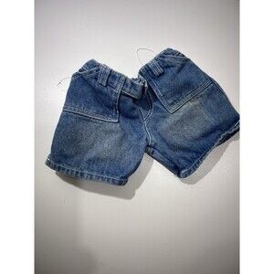 BUILD A BEAR WORKSHOP DENIM SPARKLE JEANS with tail hole